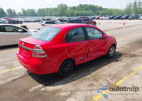 2010 Chevrolet Aveo Ls из США, поврежденный, VIN KL1TD5DE4AB051843